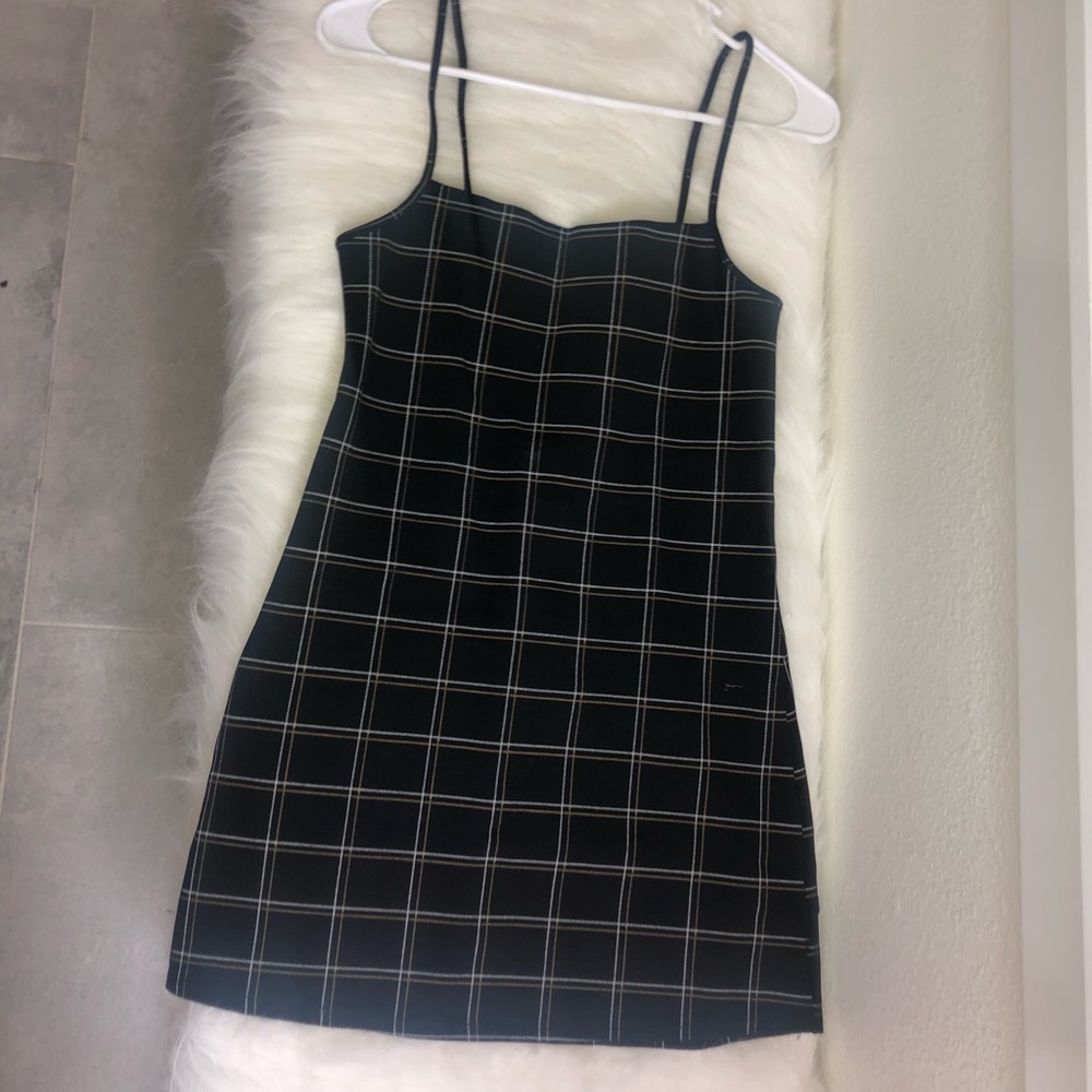 Mini plaid dress